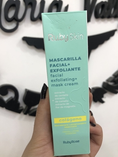 Mascarilla facial + exfoliante (colágeno)