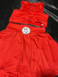 Imagen de CONJUTO DEPORTIVO TOP MAS SHORT POLLERA