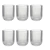 Jogo de Copos Prisma Vidro 6 Unidades 260ML - comprar online