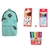 Kit Escolar Win Paper Mini Mochila + 24 Lápis + 12 Canetinhas