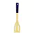 Espátula Vazada Nature Cor Azul Escuro 30Cm Bambu