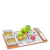 TABUA P/ QUEIJOS C/ MOLHEIRA E ESPATULA 25X15 CM BAMBU/CERAMICA/INOX 3PCS - comprar online