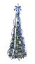Árvore de Natal Ametista Decorada Enf PT 120 cm