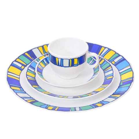 Aparelho de Jantar de Vidro com 16 Peças - Le Casa Home & Decor