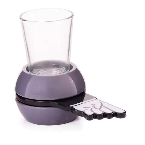 Jogo Roleta Vira Shots Polipropileno/Vidro 9.5Cm 50ML