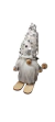 Enfeite de Mesa Papai Noel Sueco SKI com Lantejoulas 15x7x12 cm Decoração de Natal - comprar online