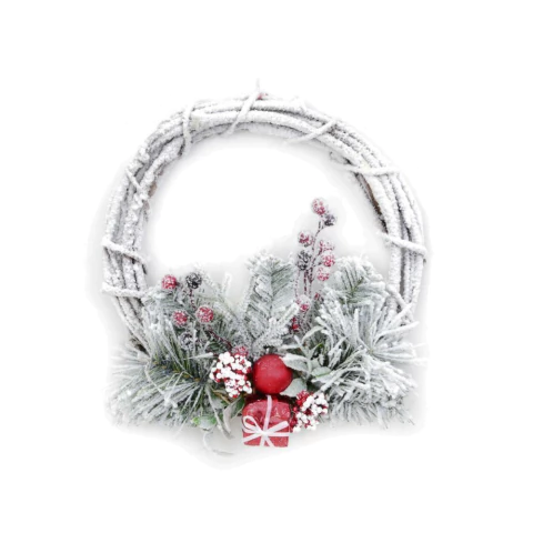 Guirlanda Natural Decorativa SNEH 1PC 30cm Enfeite de Natal