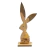 Totem Decor Coelho Lapin em Madeira - 31 x 10 x 5 cm