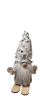 Enfeite de Mesa Papai Noel Sueco SKI com Lantejoulas 15x7x12 cm Decoração de Natal na internet