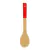 COLHER NATURE COLOR VERMELHA 30CM BAMBU