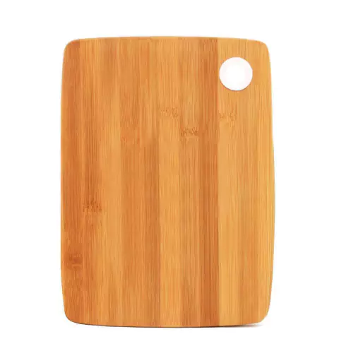 Tábua para Corte Nature Plus Ring Branca 32x24Cm Bambu