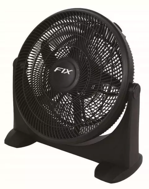 Circulador Ventilador de Ar Redondo Preto com 3 Velocidades