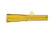 Kit 2 Velas para Castiçal Amarelo Gold com Glitter 20 cm