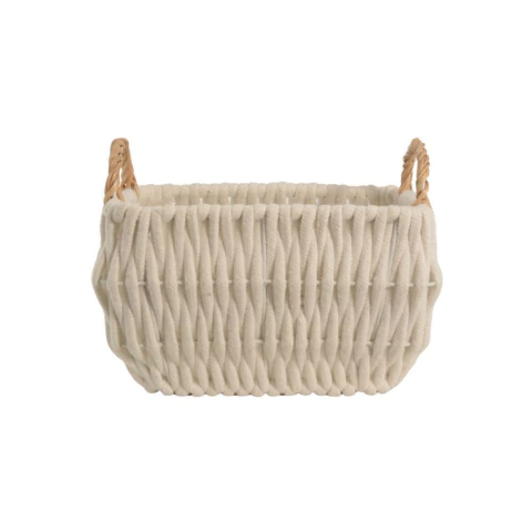 Cesto Com Alça Cotton Algodão Trançado - comprar online