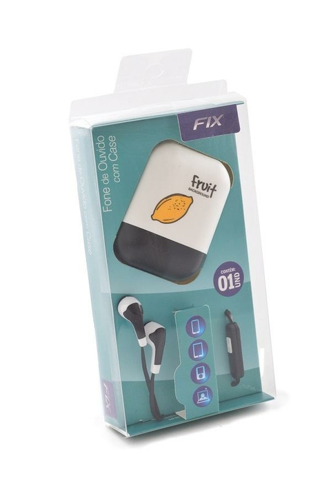 Fone de Ouvido Intra com Case ABS 1.15M