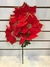 Ramo Decorativo 5 flores Vermelhas 1PC Decoração de Natal - comprar online