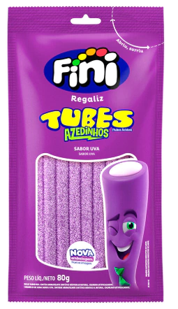 Fini Tubes Uva Azedinho 80g