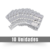 Damper para Plotter DX5 - 3X2mm Cabeça Quadrada - 10 unidades - comprar online