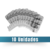 Damper para Plotter DX5 - 4X3mm Cabeça Quadrada - 10 Unidades - comprar online