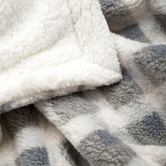 Frazada Berna 1 1/2 plaza Gris - comprar online