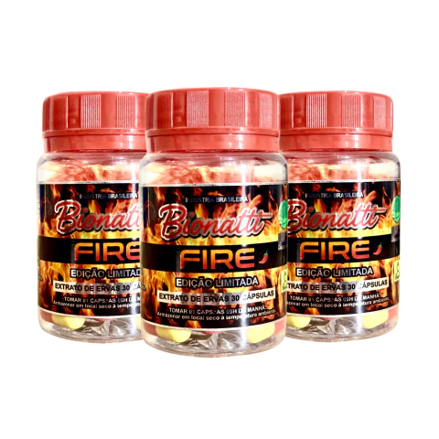 TRATAMENTO 90 DIAS BIONATTI FIRE 30 CAPS. CADA