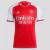 Camisa Adidas Arsenal I Home 2023/24 Torcedor Masculino - Vermelha com Branco