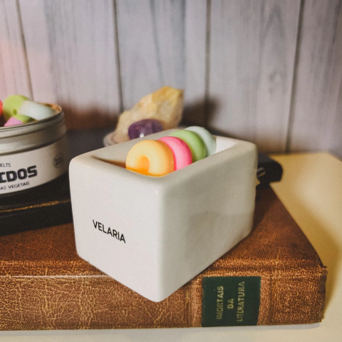 Difusor Aromatizador Elétrico Bivolt Porcelana Branco