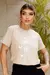 CAMISETA T-SHIRT COM ESTAMPA BELLA - ÚNICO - loja online