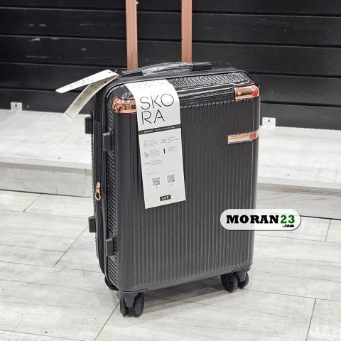 VALIJA BRILLOSA 24'' SKORA NEGRA 39769 - comprar online