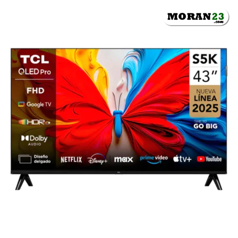 TELEVISOR TCL 43'' FULL HD QLED 43S5K-F GOOGLE TV - comprar online