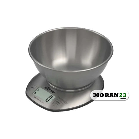 BALANZA DE COCINA CON BOWL ACERO BC304 SILFAB