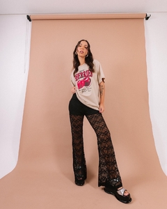 CALÇA RENDA PRETA