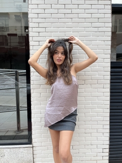 BLUSA LENÇO GRAFITE - comprar online