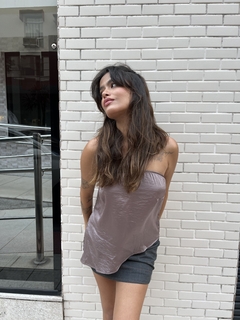 BLUSA LENÇO GRAFITE na internet