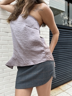 BLUSA LENÇO GRAFITE - loja online