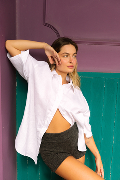 SHORT TRICOT CINZA - comprar online