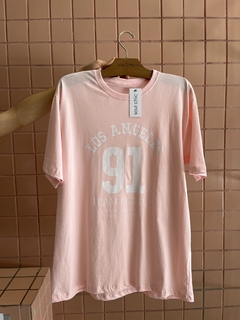 TEE LA 91 OVERSIZED ROSA CANDY