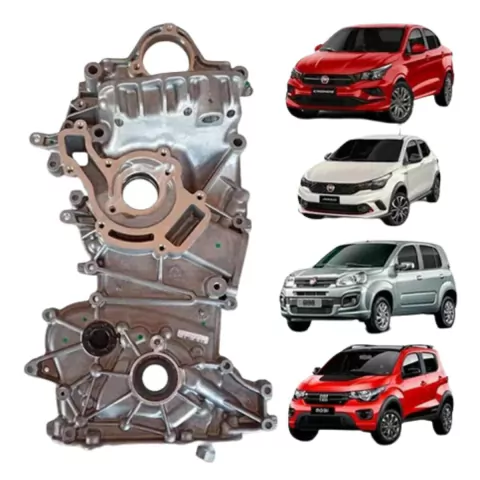 Tampa Frontal Bomba Óleo Argo Cronos Novo Uno (55279645)