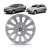 Calota Aro 14 Cinza Metalizado Original Fiat Mopar 100200460