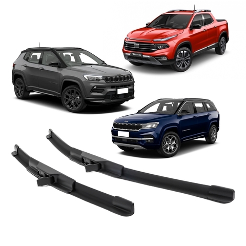 Par Palheta Limpador Toro Commander Compass Original Dianteiros (7093262)