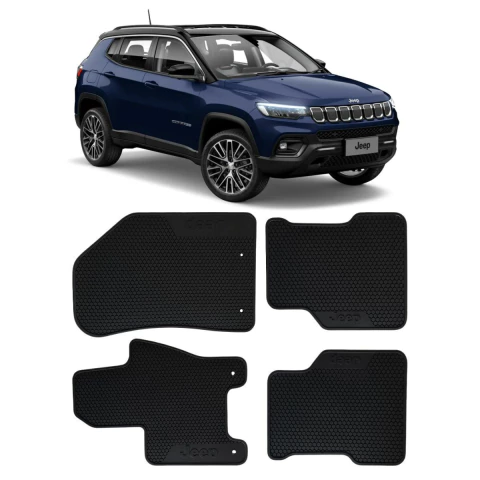 Jogo de Tapete De Borracha Original Mopar Jeep Compass (50290325)