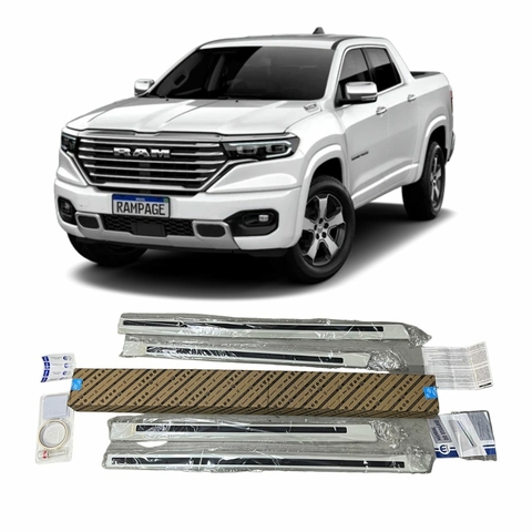 Jogo Frisos Branco Polar White Mopar Rampage Original (100282737)