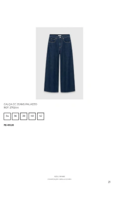 CALÇA CC JEANS PALAZZO - comprar online
