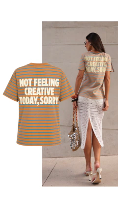 JH62236 T-SHIRT LISTRADA