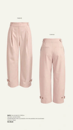 39572 CALÇA BAGGY PREGA - comprar online
