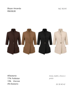 Blazer Amanda Ref. 90245 - comprar online