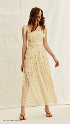 38854 VESTIDO ALÇA LAÇO POÁ