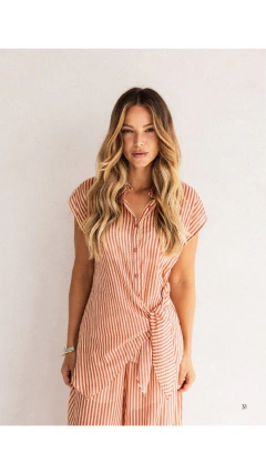 BLUSA ASSIMÉTRICA AMARRAÇÃO COTTON PRANA
