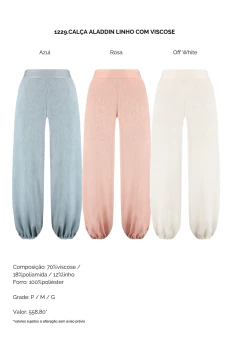 1229.CALÇA ALADDIN LINHO COM VISCOSE