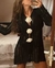 Blusa/ Vestido Crochê com Flor